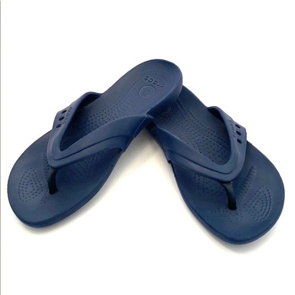 Crocs Women's Royal Blue Classic Flip-Flop Sandal - Picture 1 of 11